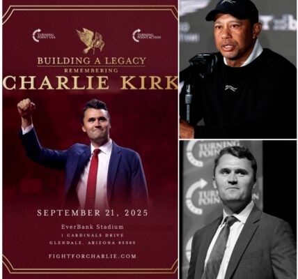 “Tiger Woods Calls for Historic Tribute to Charlie Kirk: Golf Legend Invites Fans Nationwide to Celebrate Life, Courage, and Legacy at Major Tournament on September 21”