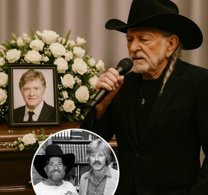A VOICE OF COMFORT — Willie Nelson Sings at Robert Redford’s Funeral In the hushed stillness of Robert Redford’s funeral, the worlds of film and music came together in a moment etched forever in memory...