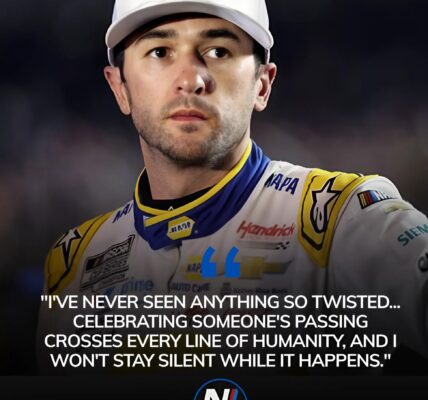 NASCAR STAR STRIKES BACK 💔🏁: As shocking videos surfaced of people celebrating Charlie Kirk’s passing, NASCAR driver Chase Elliott broke his silence in fury, blasting the cruelty in an emotional statement that set fans ablaze and reignited the debate across America…