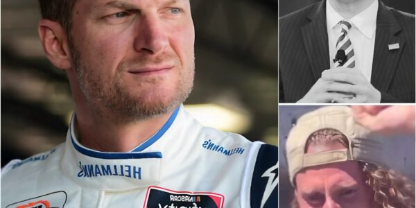 BREAKING NEWS: NASCAR legend Dale Earnhardt Jr. has issued a lifetime ban after discovering that a spectator photographed celebrating Charlie Kirk’s death at Utah Valley University was none other than one of his team’s most recognizable pit crew members. With steely resolve, Earnhardt Jr. declared that neither the individual nor their family will ever be allowed near his races again — a blunt message that NASCAR will not tolerate disgrace or the mocking of tragedy….