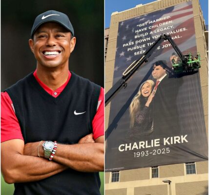Tiger Woods made a surprise move ahead of Charlie Kirk's memorial week, spending nearly $1 million to honor Charlie Kirk with a massive banner...