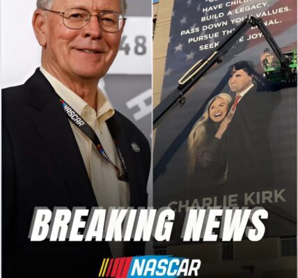 NASCAR CEO Spends Nearly $1 Million on Mysterious Banner for Charlie Kirk — What Statement Is Rocking the Racing World?