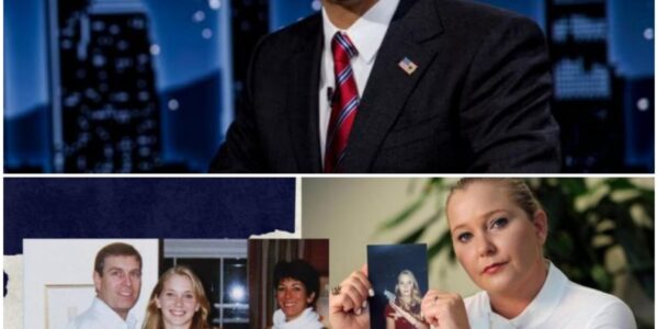 “They think they can use me to cover up the crimes? NEVER! DON’T BE DISTRACTED — RELEASE THE EPSTEIN FILES NOW! Silence shields only the guilty — and I will NEVER stay silent again.” – Jimmy Kimmel FINALLY Stands Unflinchingly With Virginia Giuffre!