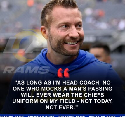 RAMS SHOCKWAVE: Head coach Sean McVay drops the hammer by banning a rookie after his outrageous celebration of Ch@l!e K!rk p@ssing — SoFi Stadium is left stunned, fans erupt in fury, and whispers say the Rams’ dynasty could be cracking from within…