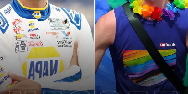 BREAKING NEWS SHAKING NASCAR: Star driver Chase Elliott sent shockwaves across the country when, ahead of the series’ next race, he flatly refused to display the LGBT decal meant to honor the movement, bluntly criticizing the ‘WOKE’ agenda as unworthy of being celebrated. Elliott made his stance crystal clear: “Racing is…