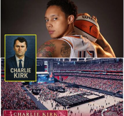 SHOCKING TRIBUTE: Brittney Griner Sparks Outrage at Charlie Kirk Memorial — WNBA Star Calls Him a “Life-Changer” Despite Fierce Political Divides