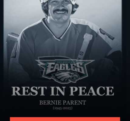 HOCKEY LEGEND BERNIE PARENT PASSES AWAY AT 80: A FLYERS ICON LEAVES AN UNFORGETTABLE LEGACY