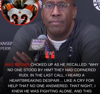 “SHOCKING NEWS: Mike Brown Reveals Rudi Johnson's Haunting Call Before He Decided to End His Life – What Secrets Were Kept in His Last Words?”