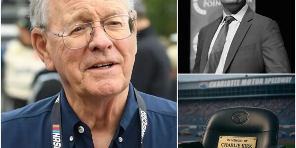 BREAKING NEWS: NASCAR Dedicates a Permanent Empty Seat in Memory of Charlie Kirk – but the full story behind it remains untold… Inside the grandstands, one chair will now remain empty for eternity, standing alone amid tens of thousands of cheering fans. A golden plaque shines from its surface, engraved with words that drew emotional applause. Yet sharp-eyed spectators caught something odd on the seat — a subtle detail never mentioned in the official announcement. Immediately, whispers began: could this be more thanNASCAR’s leadership? And why unveil it at this exact time…?