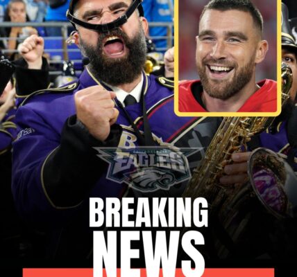 Jason Kelce Turns Monday Night Football Into a Musical Extravaganza With Ravens Marching Band
