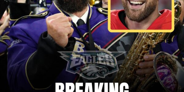 Jason Kelce Turns Monday Night Football Into a Musical Extravaganza With Ravens Marching Band
