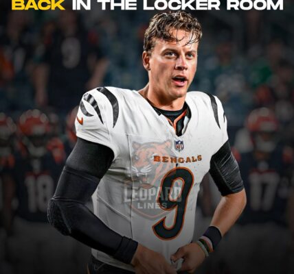 “🚨 Bengals Locker Room ERUPTS as Joe Burrow Returns Just Days After Surgery — His Silent Presence Sparks Hope, but Can the Franchise QB’s Comeback Save Cincinnati’s Collapsing Season?”