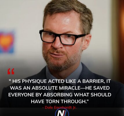 SHOCKING NEWS: NASCAR Star Dale Earnhardt Jr. Speaks Out About Charlie Kirk's Heroic Act — 'His Body Was a Shield in the Face of Tragedy'