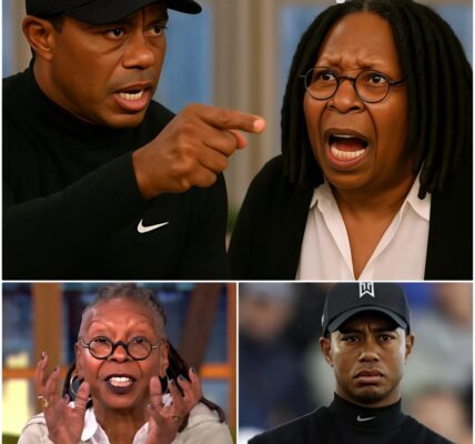BREAKING NEWS: Golf Icon Tiger Woods Turns *The View* into Chaos with Explosive Walk-Off! Whoopi Goldberg yelled “CUT IT!” but it was too late. Tiger Woods stood up, pointed at Joy Behar, and bellowed, **“I AM NOT HERE TO BE LIKED—I AM HERE TO TELL THE TRUTH!”** The room froze, then erupted. Before leaving, he hurled his parting shot: **“YOU WANTED A CLOWN — BUT YOU GOT A LEGEND. ENJOY YOUR SCRIPTED SHOW. I’M OUT.”**