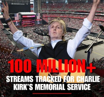 Paul McCartney Joins Global Tribute as Charlie Kirk’s Livestream Memorial Surpasses 100 Million Viewers — And TPUSA Says The Number May Be Even Higher…
