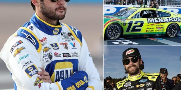 “HE CHEATED!” Chase Elliott accused, drawing the entire crowd’s attention as Ryan Blaney won at Crayon 301. Just 10 minutes later, Blaney looked up with a cold stare, a mocking smile, and uttered nine words that electrified the crowd as the media began to cover the incident.