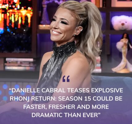 “Is RHONJ About to Return with Explosive Drama and Fresh Faces? Danielle Cabral Hints Season 15 Could Surprise Fans Sooner Than Expected” The Real Housewives of New Jersey could be back sooner than fans expect. Danielle Cabral teases season 15 with new faces, holiday twists, and classic Jersey drama that promises to shake the series to its core.