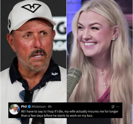 “Phil Mickelson Sparks Outrage With Stunning Remarks About Erika Kirk’s Grief — Fans Ask: Did Golf’s Most Polarizing Legend Cross a Line Too Personal, Or Simply Say What Others Wouldn’t Dare?”