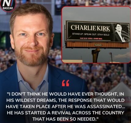 “Dale Earnhardt Jr. Stuns America With Bold Billboard Tribute to Charlie Kirk — Is It a Touching Memorial, a Political Statement, or the Start of Something Bigger?”