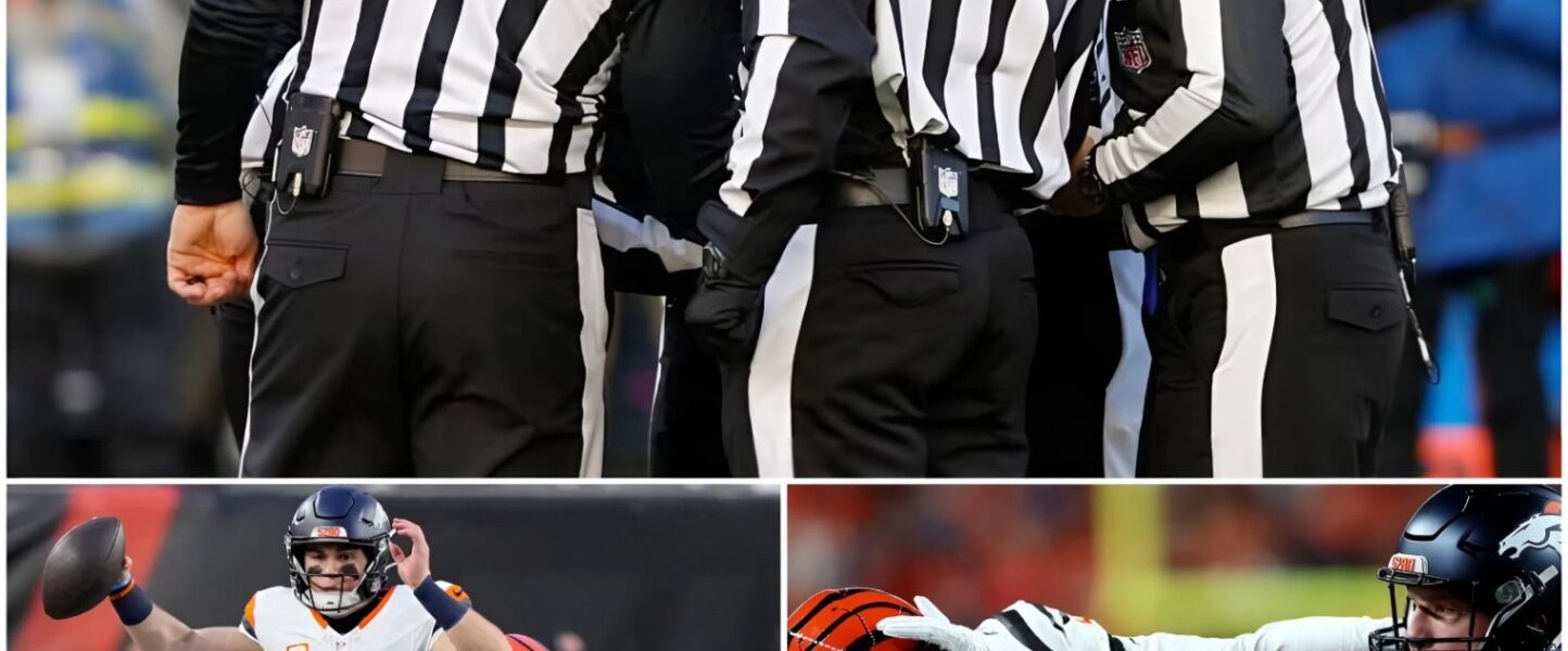 “BREAKING NFL NEWS: The NFL has abruptly suspended three referees, most notably the referee who officiated the game between the Bengals and Broncos, for their involvement in the biggest bribery scandal in NFL history involving match-fixing. Bengals fans immediately demanded a replay of the game, and here's the NFL's response...”