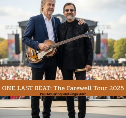 ONE LAST BEAT: The Farewell Tour 2025. This autumn, the world will witness history. Paul McCartney and Ringo Starr, the final two Beatles, have confirmed “One Last Beat: Farewell Tour 2025” — a journey across continents to honor their unbreakable bond and the memory of John Lennon and George Harrison.