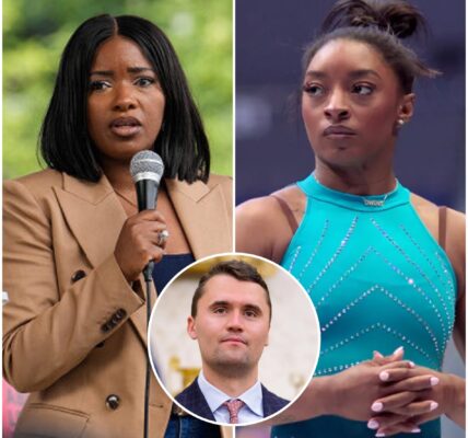 SIMONE BILES FINALLY SPEAKS AFTER YEARS OF SILENCE — BUT JASMINE CROCKETT’S COMMENT JUST SHIFTED THE SPOTLIGHT 👀 After years of holding back, Simone Biles has finally addressed the painful remarks Charlie Kirk made about her in 2021. Her statement is raw, personal, and deeply revealing — and it’s sparking emotional reactions across the country. But surprisingly, it’s not just Biles making headlines...