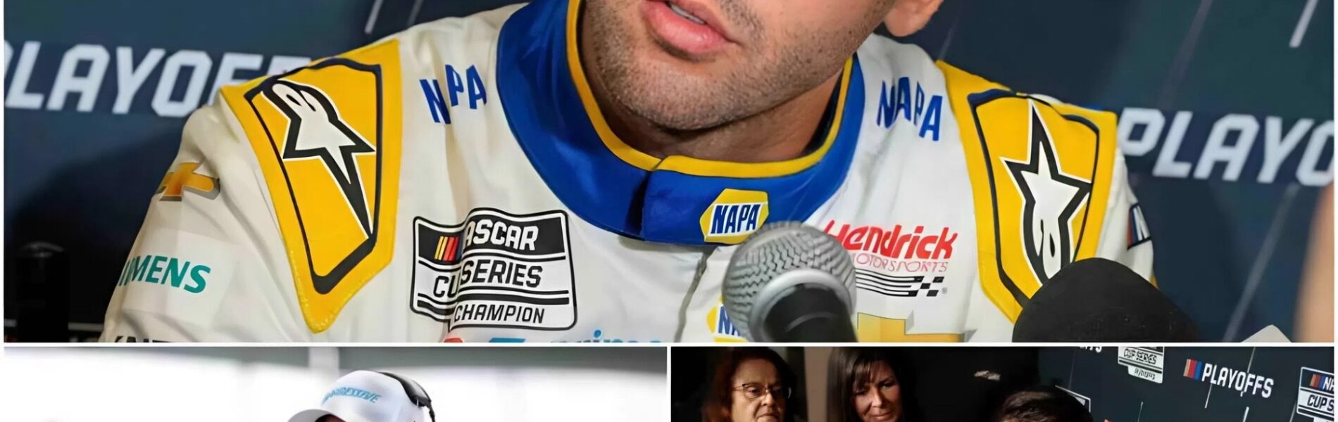 “Sit down, Barbie.”🔴 Chase Elliott unexpectedly called Denny Hamlin a “NASCAR puppet” on live television after Denny Hamlin’s taunts towards Chase Elliott at the 2025 Kansas Speedway...