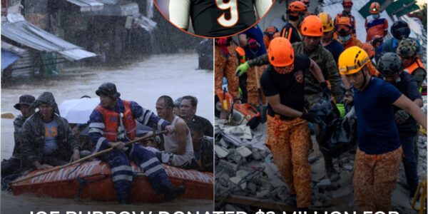 “Why Did Joe Burrow Just Donate $3 Million to the Philippines? The Heartbreaking Reason Behind the Bengals Quarterback’s Lifesaving Move That’s Inspiring Millions Worldwide”