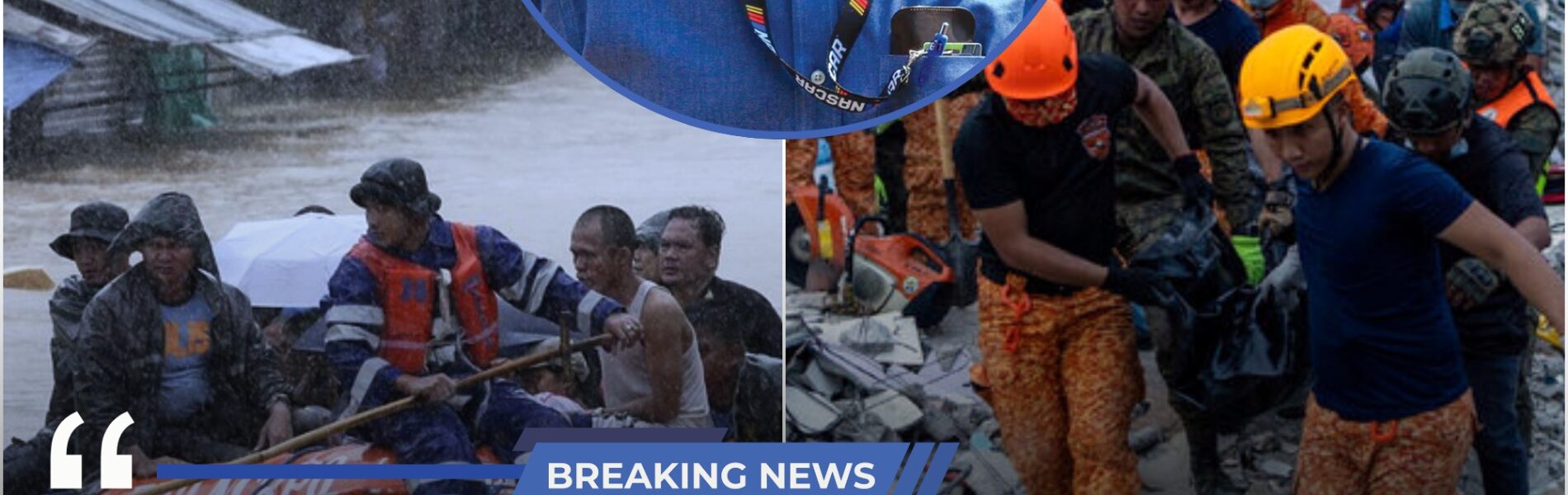 NASCAR CEO Jim France Jr. donated $3 million to help victims of typhoon and earthquake in the Philippines. But it was his message that brought tears to the eyes of the online community.