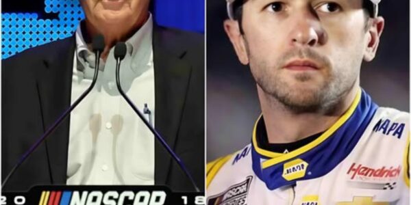 NASCAR CEO Jim France shocked everyone when he broke his silence and announced that an official review had been requested for Chase Elliott after several drivers accused him of doping before the race. France called for drug testing to restore fairness to the race. Ryan Blaney 's response left other drivers speechless and fans in complete shock!