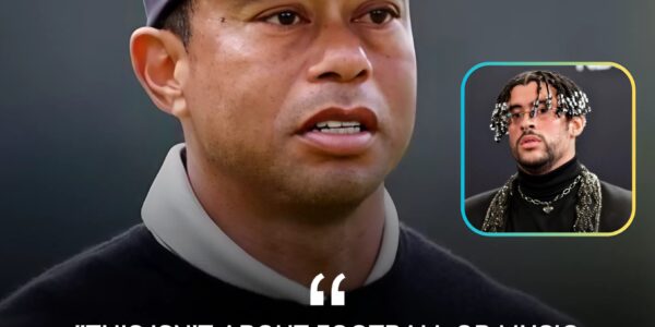 Tiger Woods criticizes NFL's "dirty PR stunt" with Bad Bunny, saying fans and media are "enabling..."