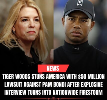 "BEATEN, BEATEN - PAY NOW!" - Tiger Woods suddenly filed a lawsuit against Pam Bondi and the Network, demanding $50 MILLION in compensation after the direct @ttack that shocked America. No one believed this could happen!...