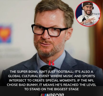 Amid NFL Community’s Criticism of Bad Bunny as a “Mistake” in the Super Bowl — NASCAR Legend Dale Earnhardt Jr.’s Powerful Response Leaves Fans Stunned
